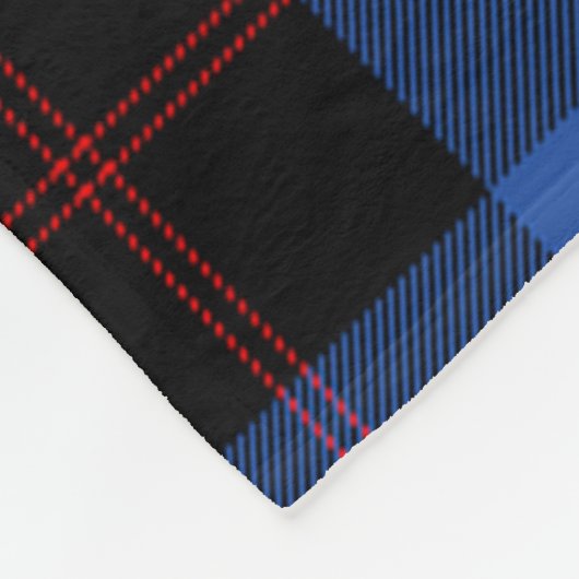 Couverture Polaire Clan Angus Modern Tartan Plaid (Coin)