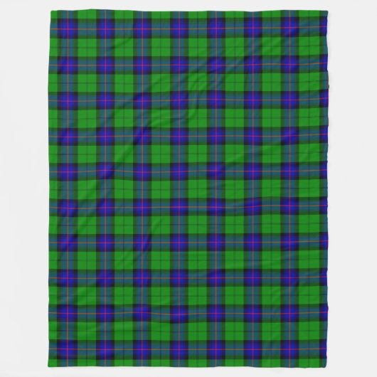 Couverture Polaire Clan Armstrong Tartan (Devant)