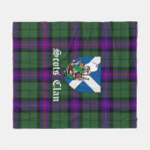 Couverture Polaire Clan Armstrong Tartan moderne Plaid (Devant (Horizontal))