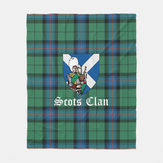 Couverture Polaire Clan Armstrong Tartan Plaid Ancien (Devant)