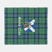 Couverture Polaire Clan Armstrong Tartan Plaid Ancien (Devant (Horizontal))