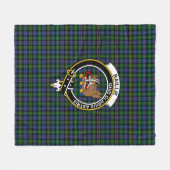 Couverture Polaire Clan Baillie Chasse Tartan Plaid (Devant (Horizontal))