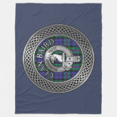 Couverture Polaire Clan Baird Crest & Tartan Knot (Devant)
