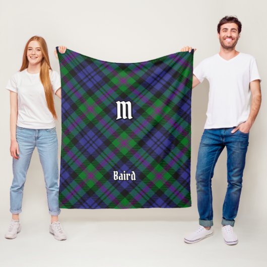 Couverture Polaire Clan Baird Tartan (En situation)
