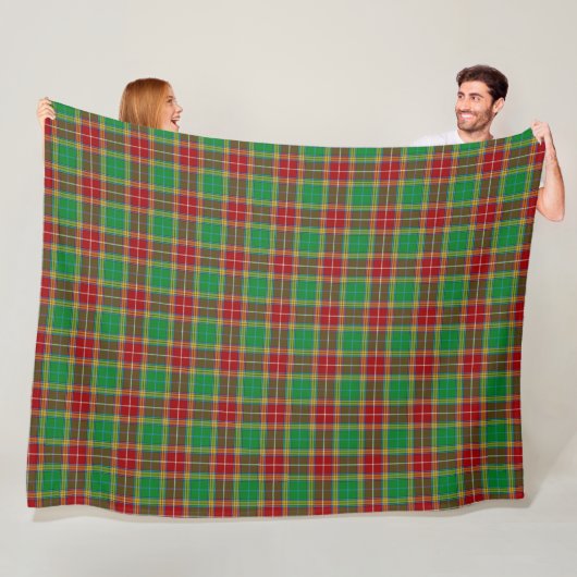 Couverture Polaire Clan Baxter Tartan (En situation)