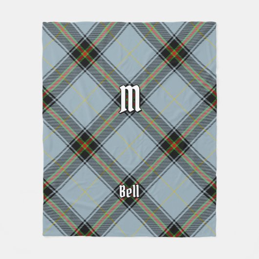 Couverture Polaire Clan Bell Tartan (Devant)
