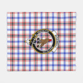 Couverture Polaire Clan Boswell Tartan moderne Plaid (Devant (Horizontal))