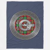 Couverture Polaire Clan Boyd Crest & Tartan Knot (Devant)