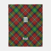Couverture Polaire Clan Boyd Tartan (Devant)