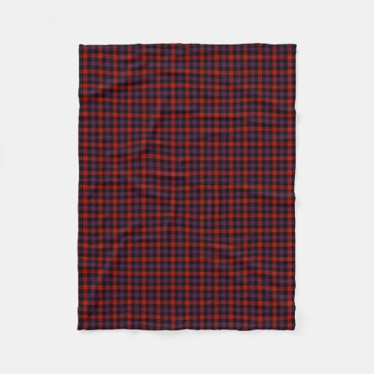 Couverture Polaire Clan Brown Tartan (Devant)