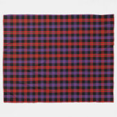 Couverture Polaire Clan Brown Tartan (Devant (Horizontal))