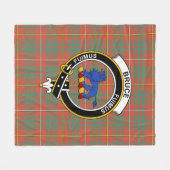 Couverture Polaire Clan Bruce Ancient Tartan Plaid (Devant (Horizontal))