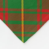 Couverture Polaire Clan Bruce Crest sur la chasse Tartan (Coin)