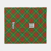 Couverture Polaire Clan Bruce Hunting Tartan (Devant (Horizontal))