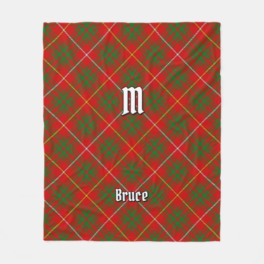 Couverture Polaire Clan Bruce Tartan (Devant)