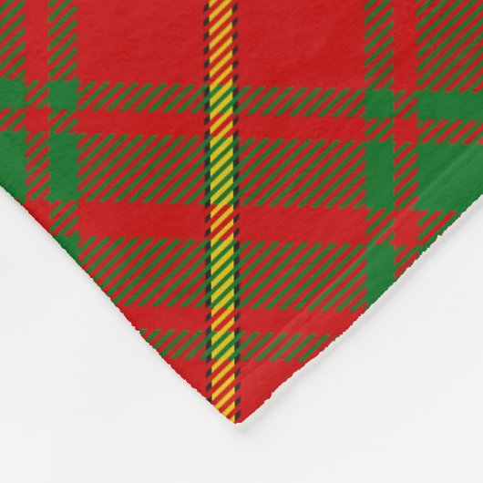 Couverture Polaire Clan Bruce Tartan (Coin)