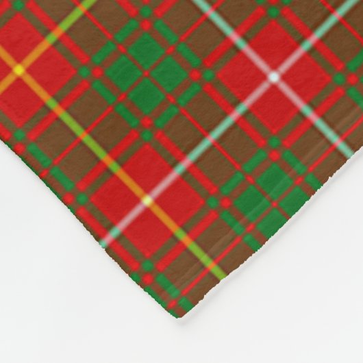 Couverture Polaire Clan Bruce Tartan Plaid (Coin)