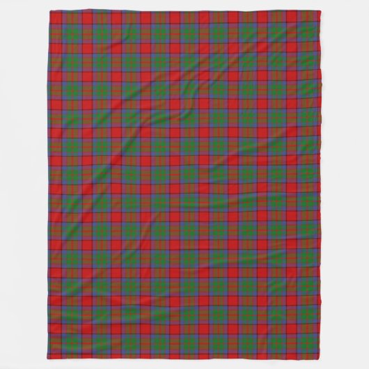 Couverture Polaire Clan Buccleuch Scottish Tartan Plaid Motif (Devant)
