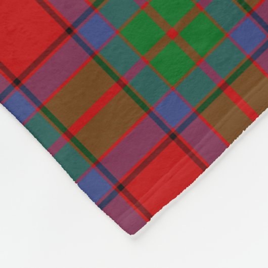 Couverture Polaire Clan Buccleuch Scottish Tartan Plaid Motif (Coin)