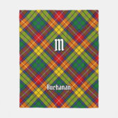 Couverture Polaire Clan Buchanan Tartan (Devant)