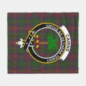 Couverture Polaire Clan Cairns Chasse Tartan Plaid (Devant (Horizontal))