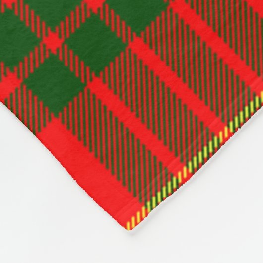 Couverture Polaire Clan Cameron Modern Tartan Plaid (Coin)
