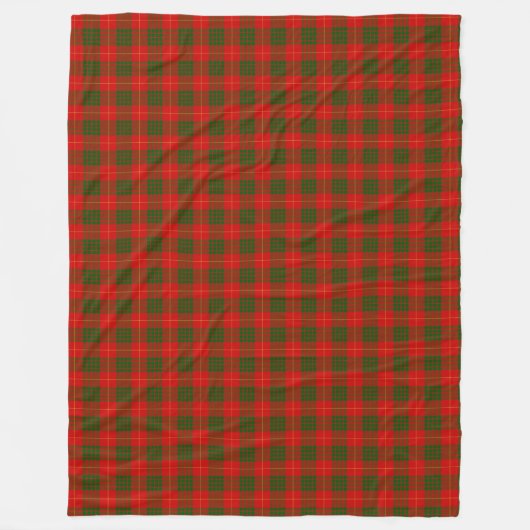 Couverture Polaire Clan Cameron Scottish Tartan Plaid Motif (Devant)