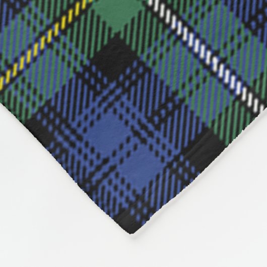 Couverture Polaire Clan Campbell Argyll Ancien Tartan Plaid (Coin)