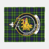 Couverture Polaire Clan Campbell De Breadalbane Modern Tartan Plaid (Devant (Horizontal))