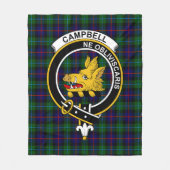 Couverture Polaire Clan Campbell De Cawdor Modern Tartan Plaid (Devant)