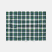 Couverture Polaire Clan Campbell habillé en vert et bleu Tartan (Devant (Horizontal))