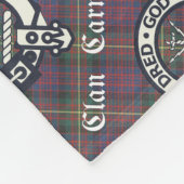 Couverture Polaire Clan Carnegie Crest Tartan (Coin)