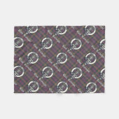 Couverture Polaire Clan Carnegie Crest Tartan (Devant (Horizontal))