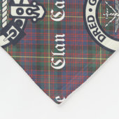 Couverture Polaire Clan Carnegie Crest Tartan (Coin)