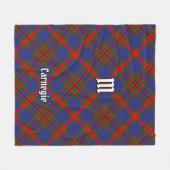 Couverture Polaire Clan Carnegie Tartan (Devant (Horizontal))