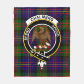 Couverture Polaire Clan Chalmers Tartan Plaid (Devant)