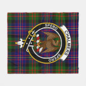 Couverture Polaire Clan Chalmers Tartan Plaid (Devant (Horizontal))