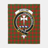 Couverture Polaire Clan Cheyne Tartan Plaid (Devant)