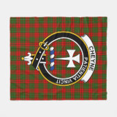 Couverture Polaire Clan Cheyne Tartan Plaid (Devant (Horizontal))