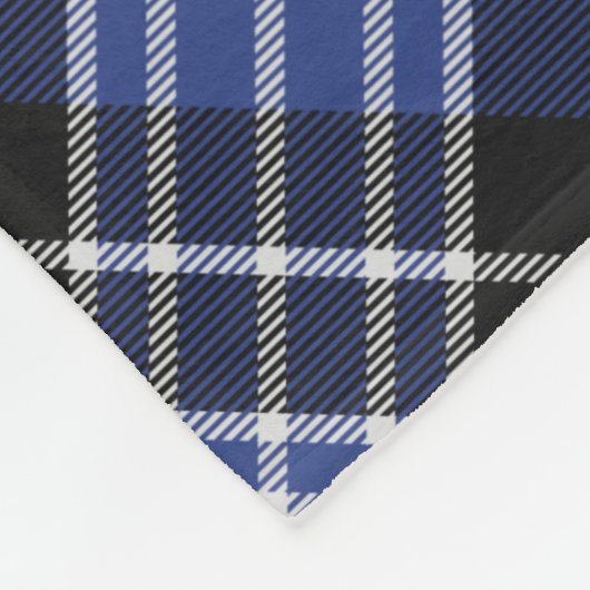 Couverture Polaire Clan Clark Crest sur Tartan (Coin)