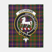 Couverture Polaire Clan Cochrane Tartan moderne Plaid (Devant)