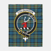 Couverture Polaire Clan Colquhoun Ancien Tartan Plaid (Devant)