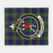 Couverture Polaire Clan Colquhoun moderne Tartan Plaid (Devant (Horizontal))