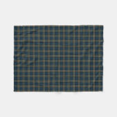 Couverture Polaire Clan Colquhoun Navy Blue et Red Tartan (Devant (Horizontal))