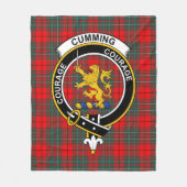 Couverture Polaire Clan Cumul moderne Tartan Plaid (Devant)