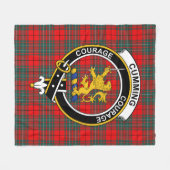 Couverture Polaire Clan Cumul moderne Tartan Plaid (Devant (Horizontal))