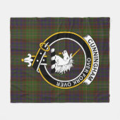 Couverture Polaire Clan Cunningham Chasse Tartan moderne Plaid (Devant (Horizontal))