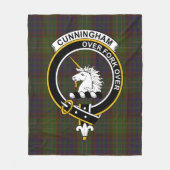 Couverture Polaire Clan Cunningham Chasse Tartan Plaid Moderne (Devant)