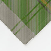 Couverture Polaire Clan Cunningham Danseuses Vertes Tartan Plaid (Coin)