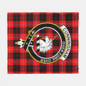 Couverture Polaire Clan Cunningham Modern Tartan Plaid (Devant (Horizontal))